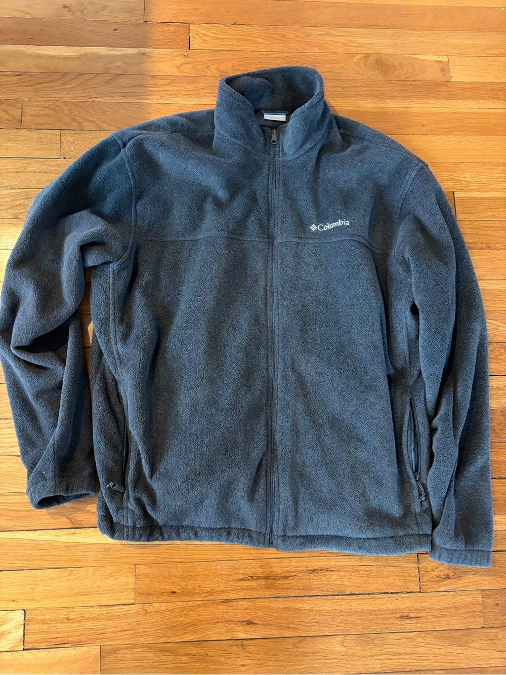 Men’s Columbia Dark Gray Full-Zip Fleece Jacket